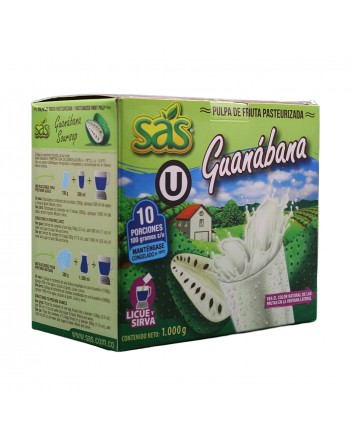 Pulpa de Guanabana 1 kilo.