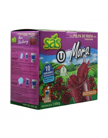 Pulpa de Mora 1 kilo.